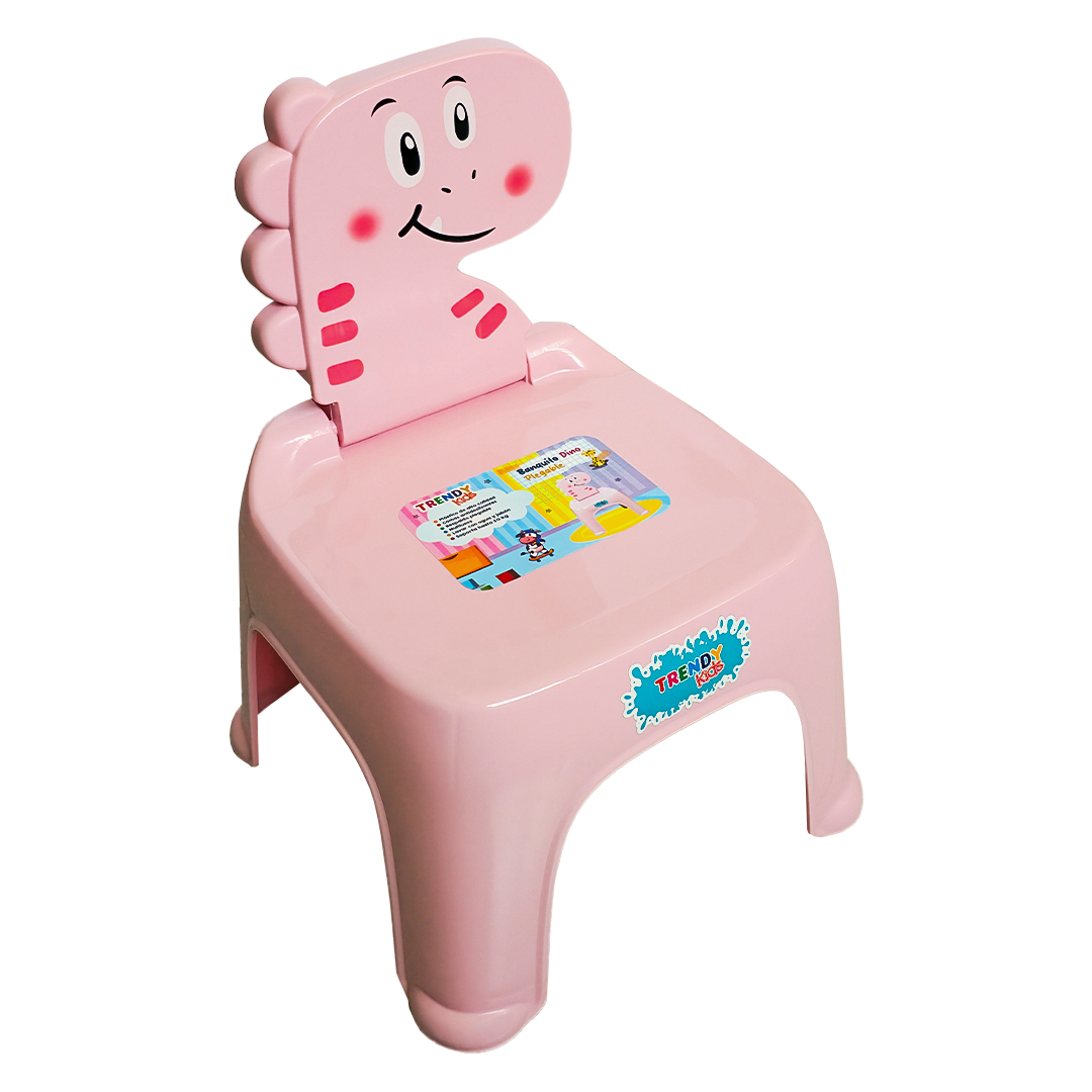 BANQUITO PLEGABLE DINO - Rosa