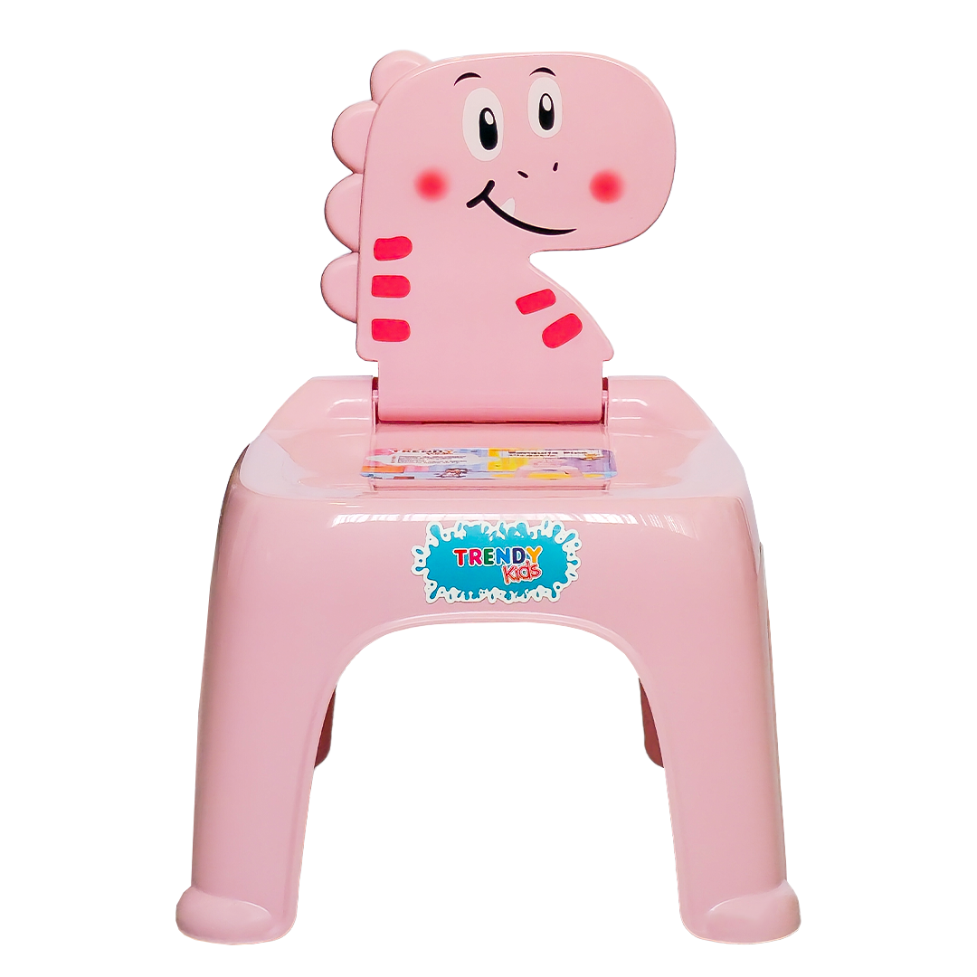 BANQUITO PLEGABLE DINO - Rosa