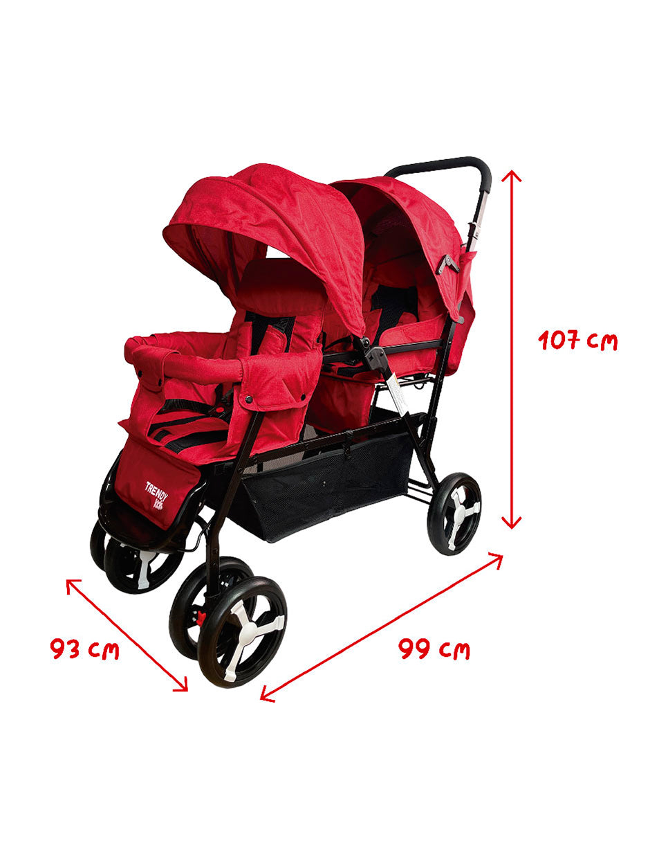 Carriola TWINY - Rojo